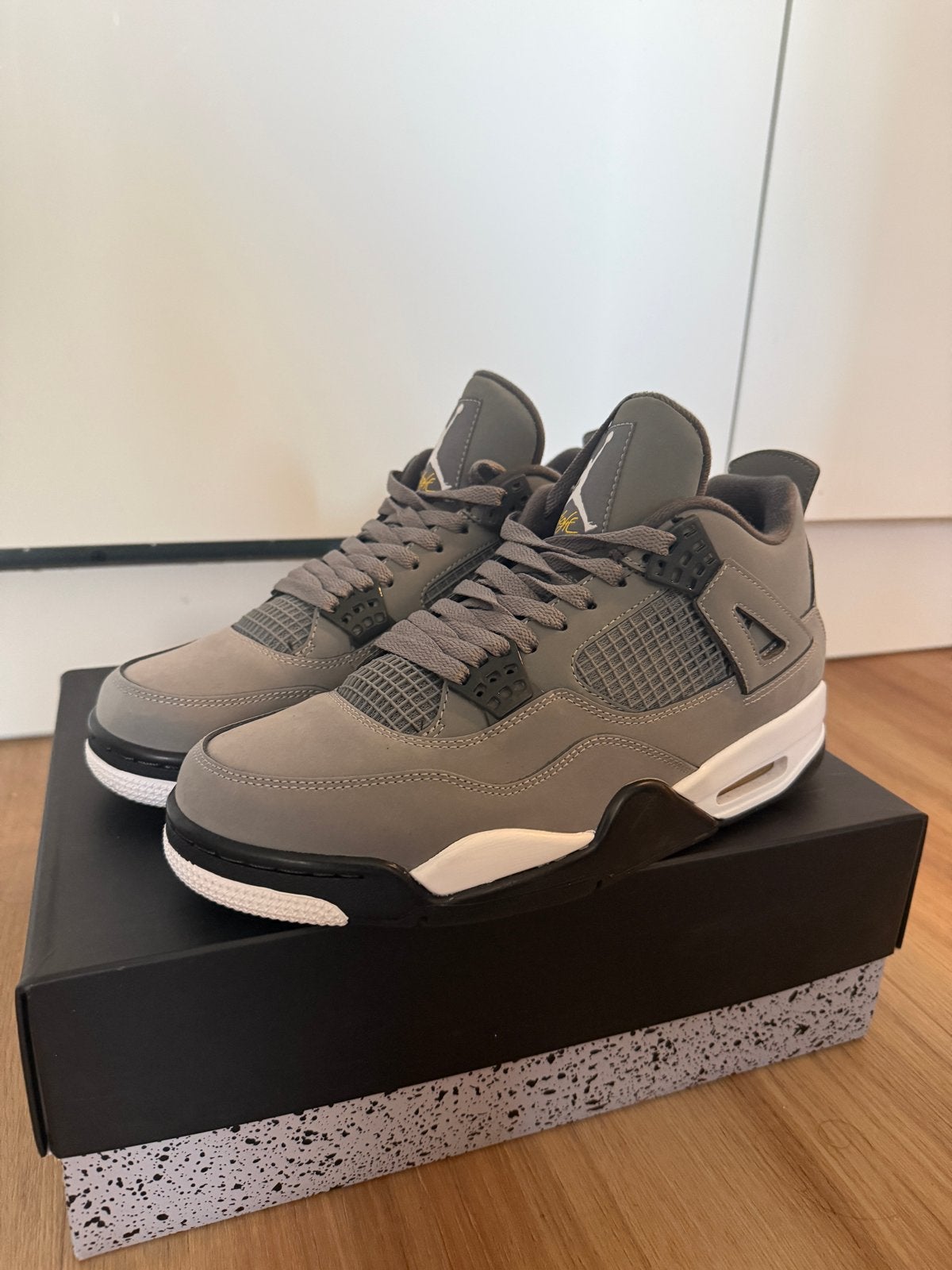 Air Jordan 4 Retro Cool Grey - Maat 43, Overige kleuren, Ophalen of Verzenden, Sneakers of Gympen, Zo goed als nieuw