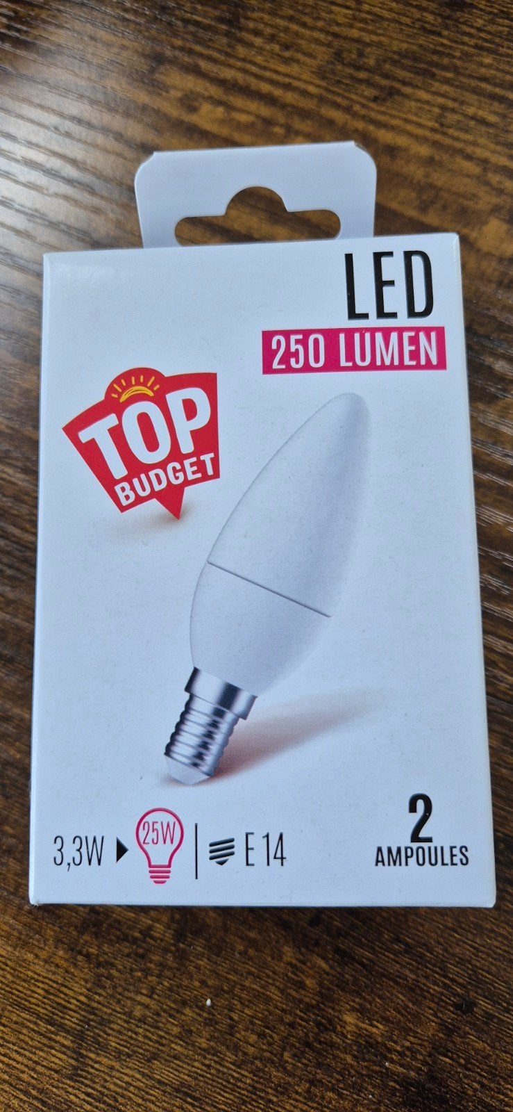 10x LED 250 lumen E14 lampen (2 per doosje), Ophalen of Verzenden, Nieuw, E14 (klein), Led-lamp