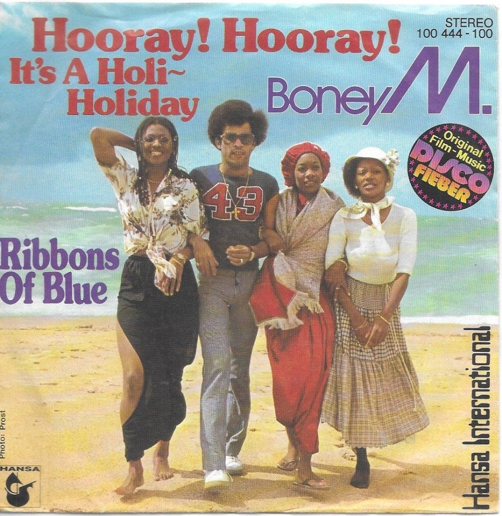 Vinyl Single Boney M, Ophalen of Verzenden, Gebruikt, Pop