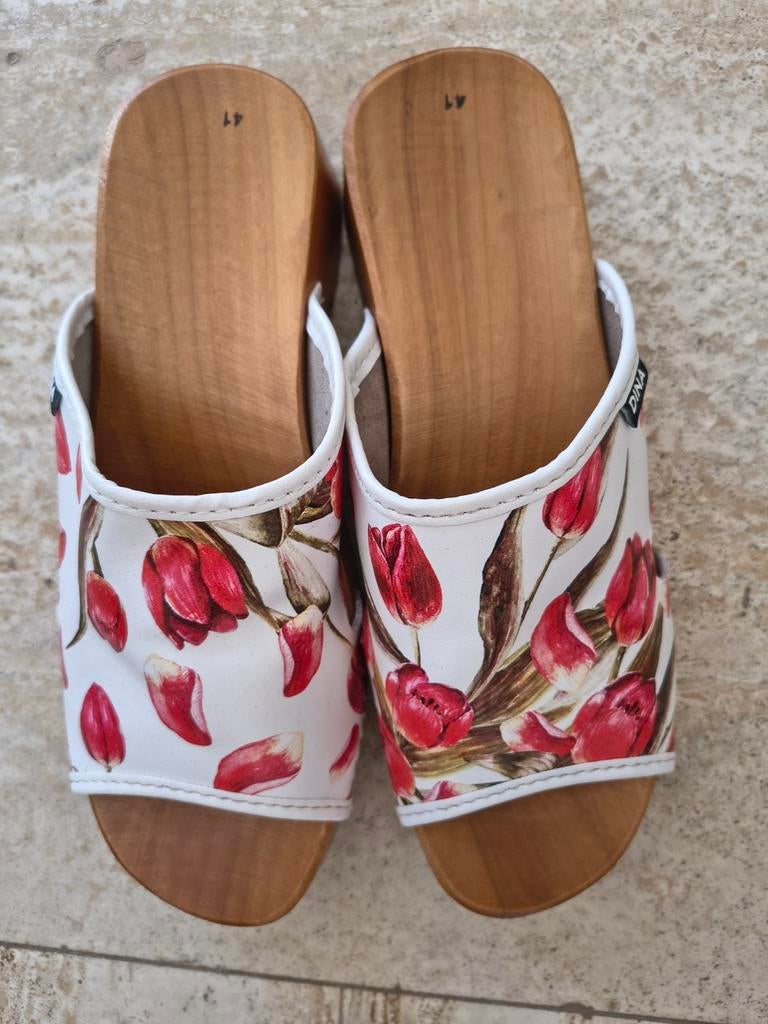 Dina klompen sandalen maat 41., Kleding | Dames, Schoenen, Ophalen of Verzenden, Nieuw, Sandalen of Muiltjes