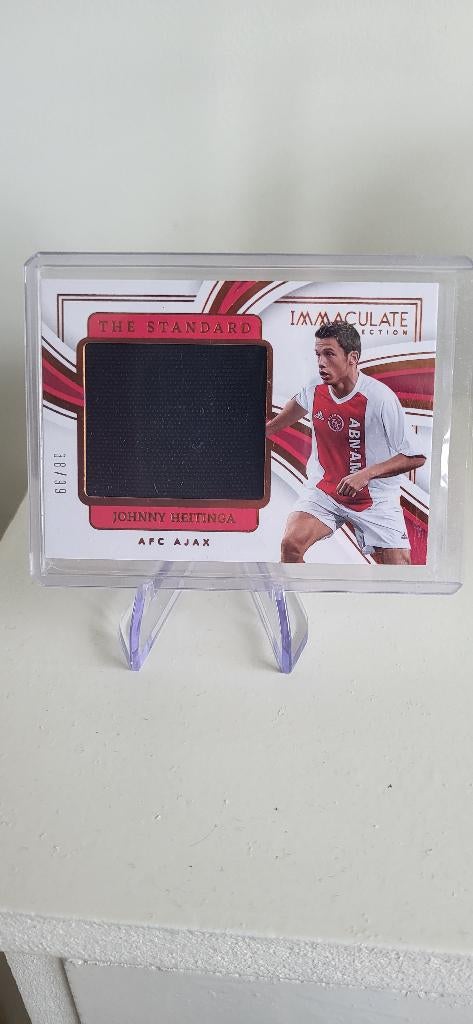 2023 Panini Immaculate Johnny Heitinga Ajax Patch /99, Verzamelen, Verzenden, Zo goed als nieuw, Ajax, Poster, Plaatje of Sticker