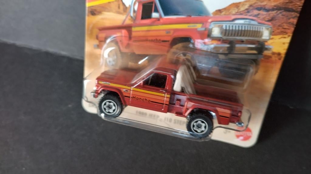 Jeep J10 stepside 1980 1:64 3inch Matchbox Pol, Auto, Verzenden, Nieuw, Matchbox@mattel.com
