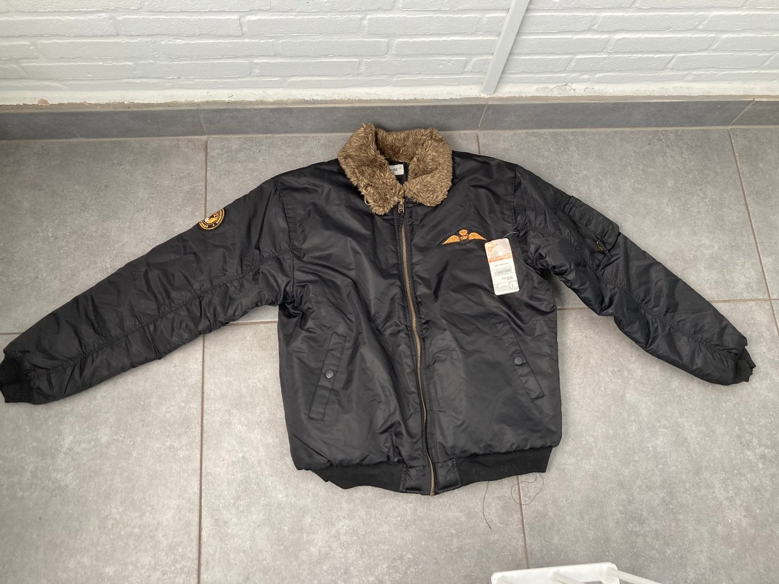 Bomberjack, Kleding | Heren, Ophalen of Verzenden, Nieuw, Maat 52/54 (L), Zwart