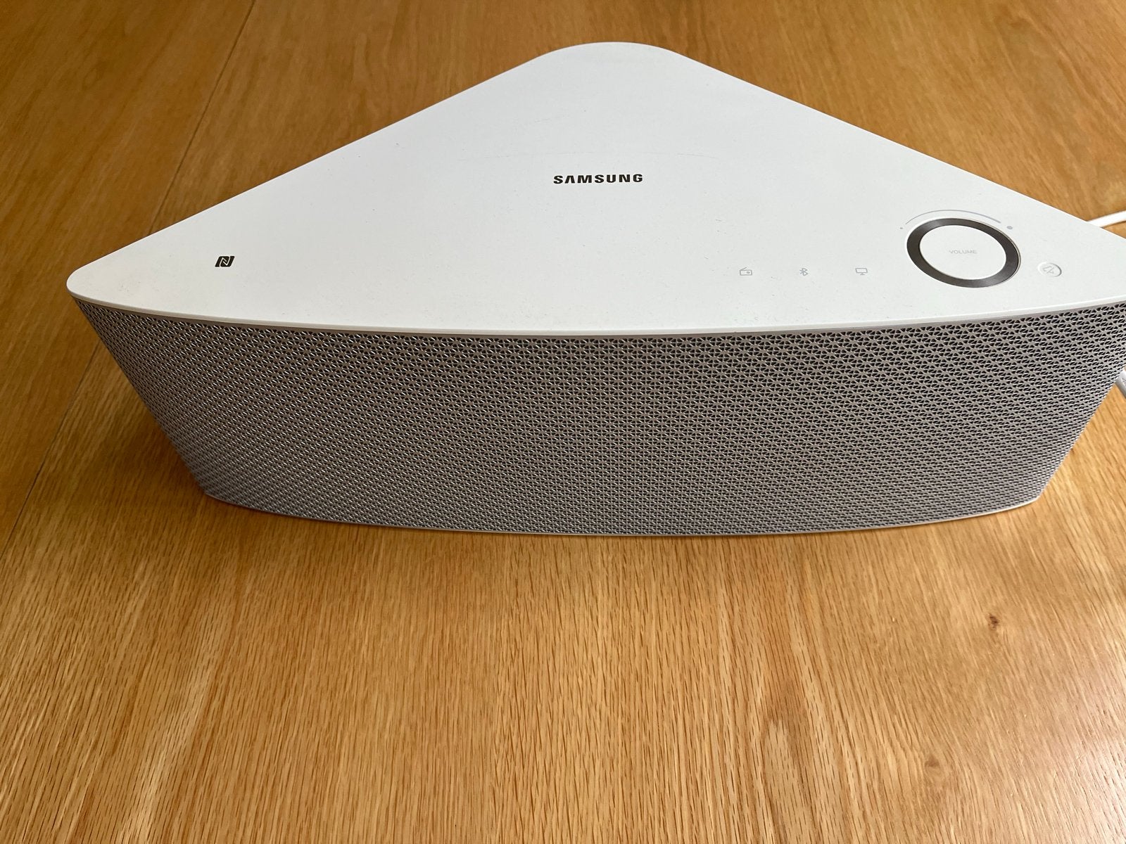 Samsung WAM751/XN Multiroom Speaker - Wit, Ophalen, Slimme speaker, WiFi, Zo goed als nieuw