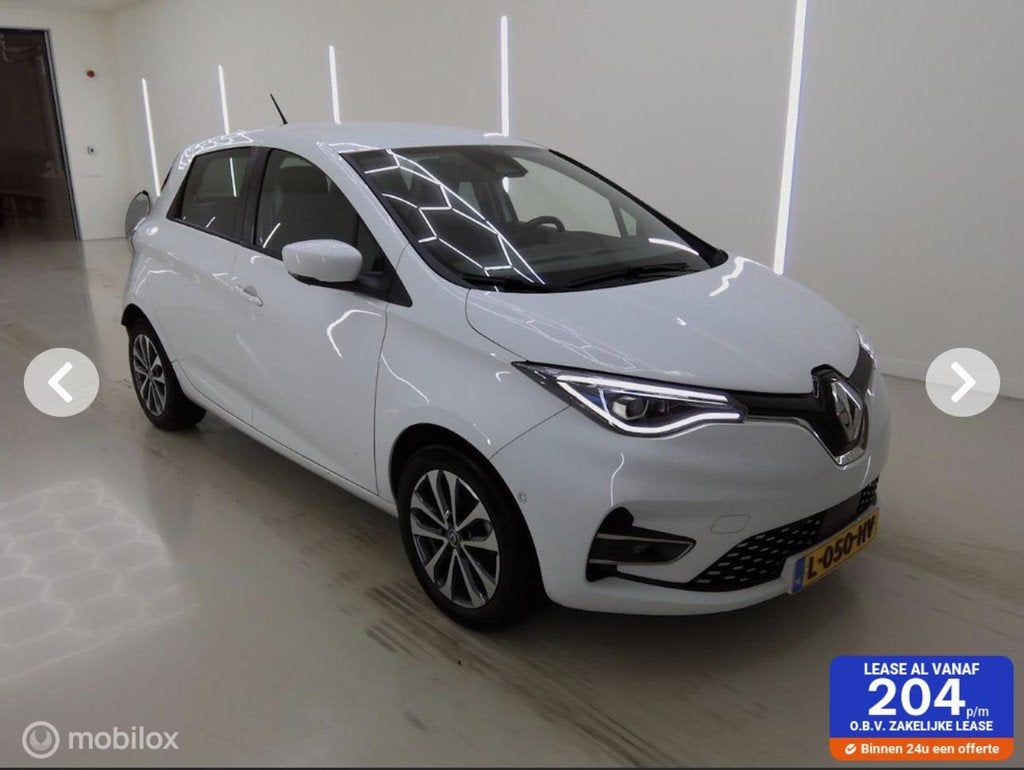 RENAULT ZOË R135 INTENS KOOPACCU 52 kWH 6MND GARANTIE TOP, Auto's, Renault, 136 pk, Gebruikt, Wit, Origineel Nederlands
