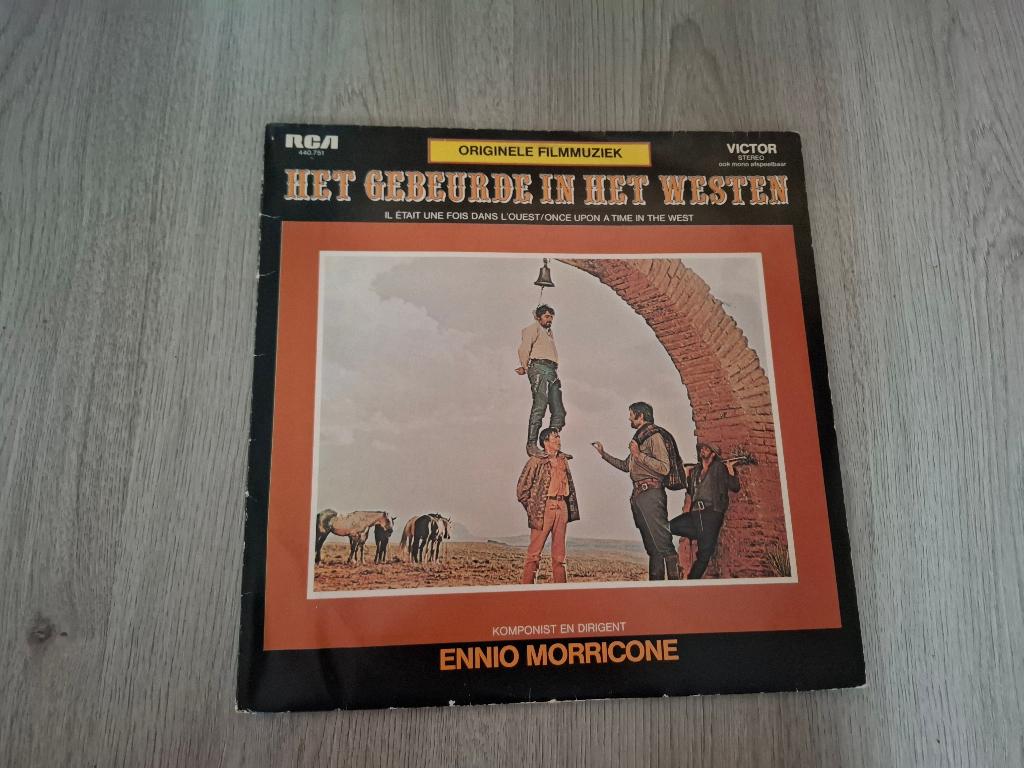 LP Ennio Morricone – Het Gebeurde In Het Westen. (1973), Gebruikt, Ophalen of Verzenden, 1970 - 1979, 12 inch