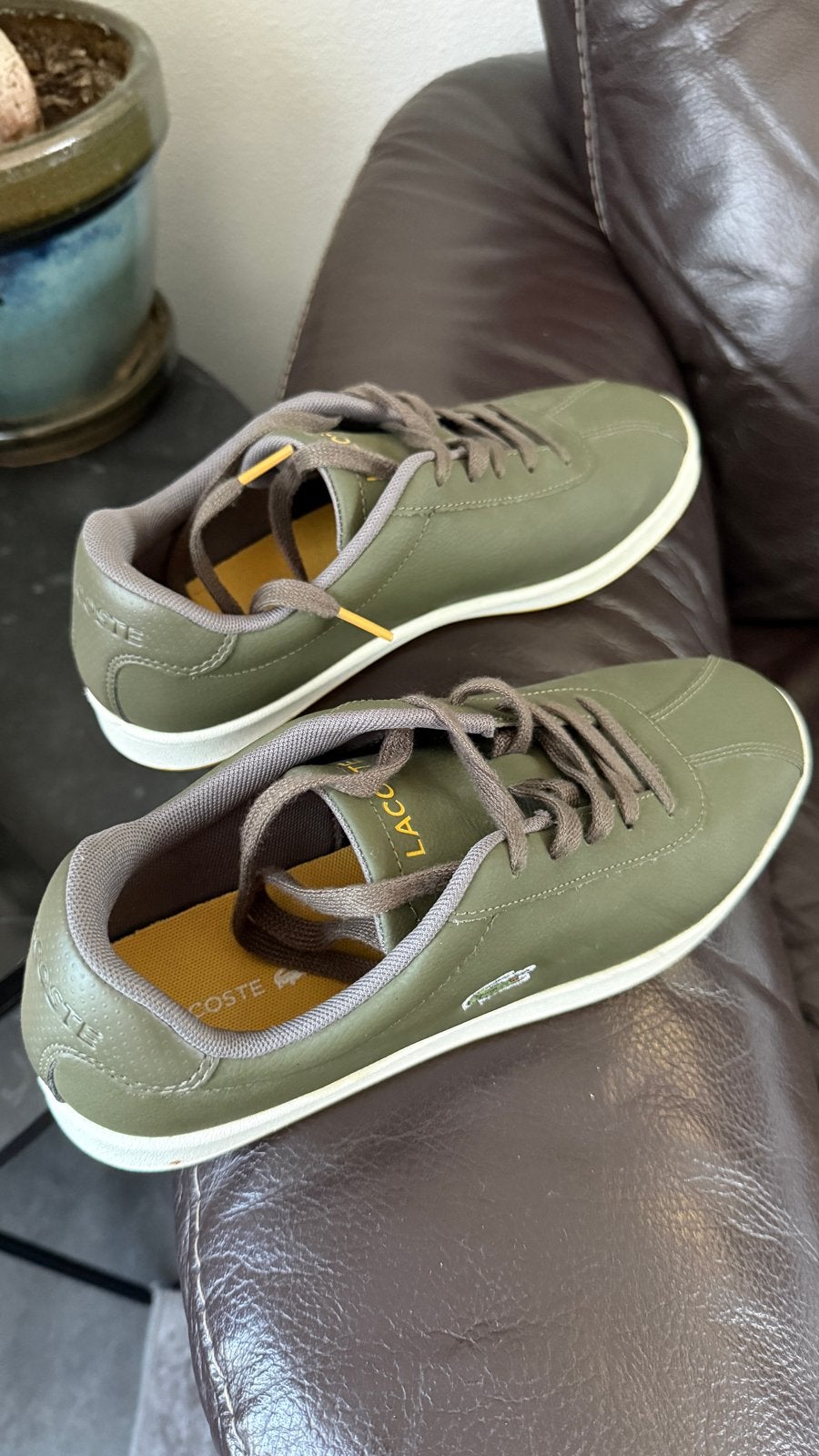 Nieuwe Lacoste sneakers - Maat 39 - Groen, Ophalen of Verzenden, Nieuw, Groen, Sneakers of Gympen
