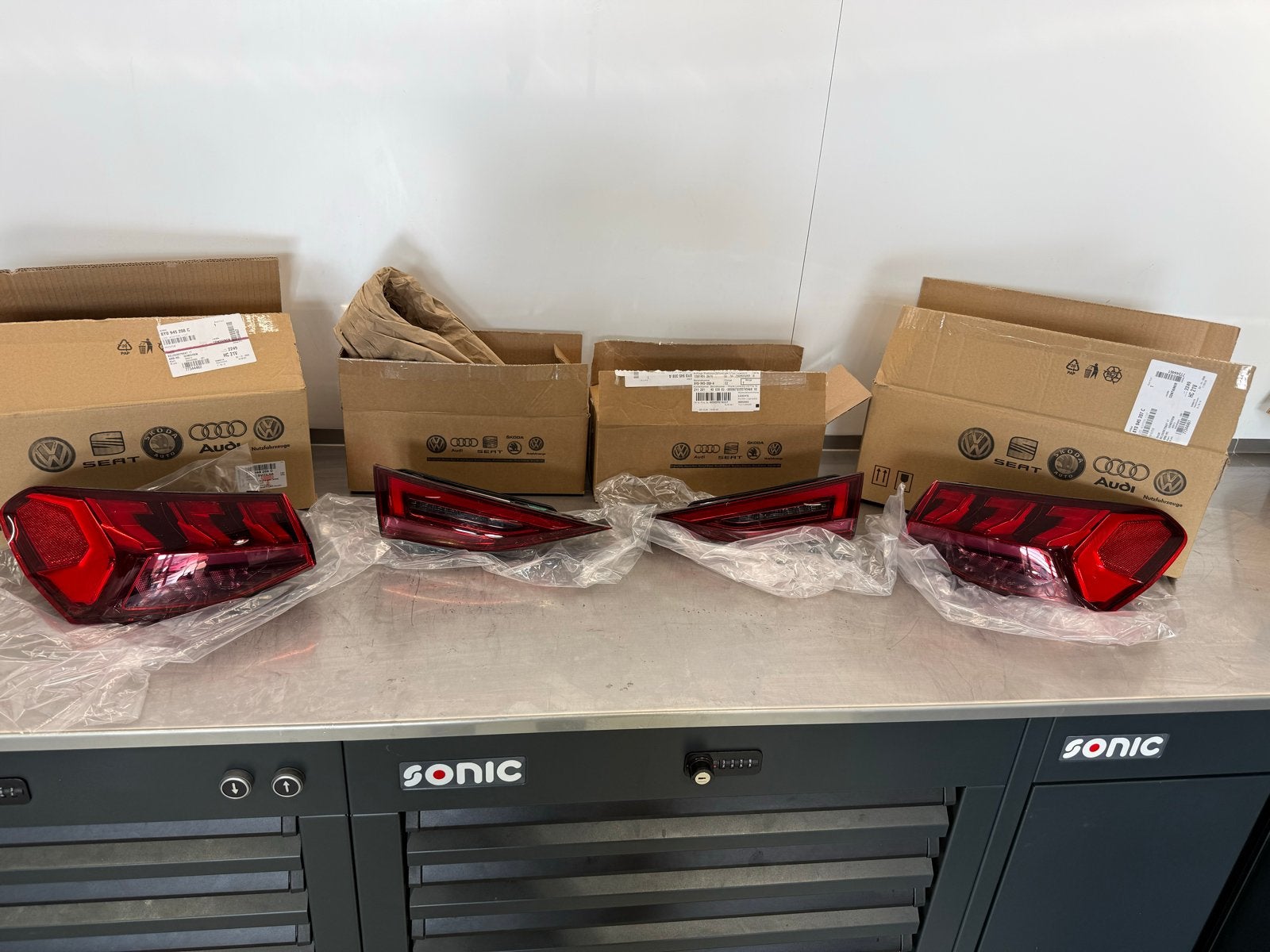 Audi RS3 8Y LED Achterlichten (2023 model), Ophalen of Verzenden, Gebruikt, Audi