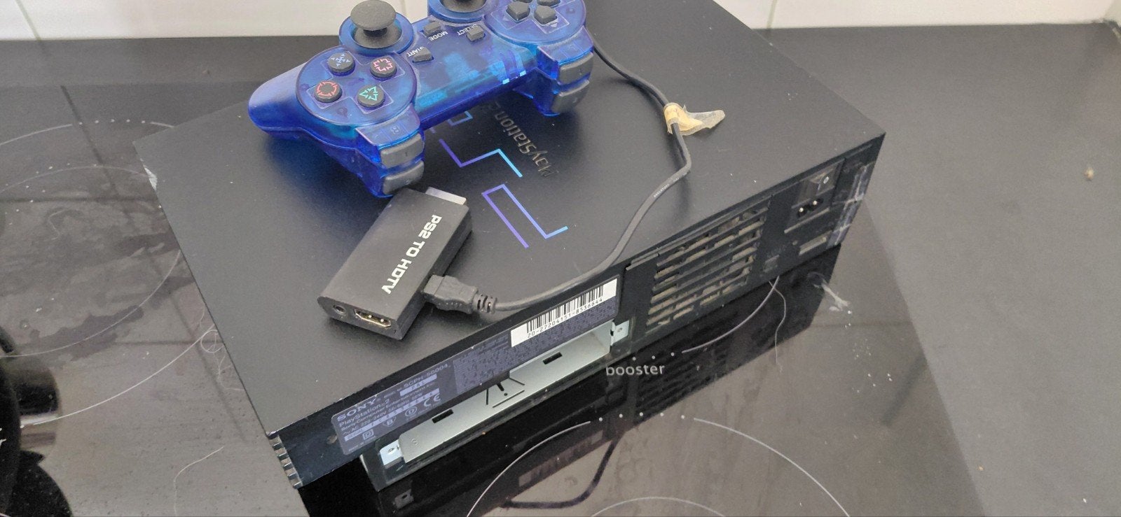 Ps2 met 1x fmcb kaart , 16MB memcard, 1x hdmi adap, Ophalen of Verzenden