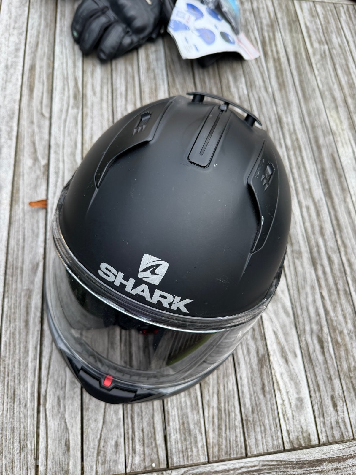 Shark Integraalhelm - Mat Zwart - Maat M, M, Heren, Shark, Ophalen of Verzenden