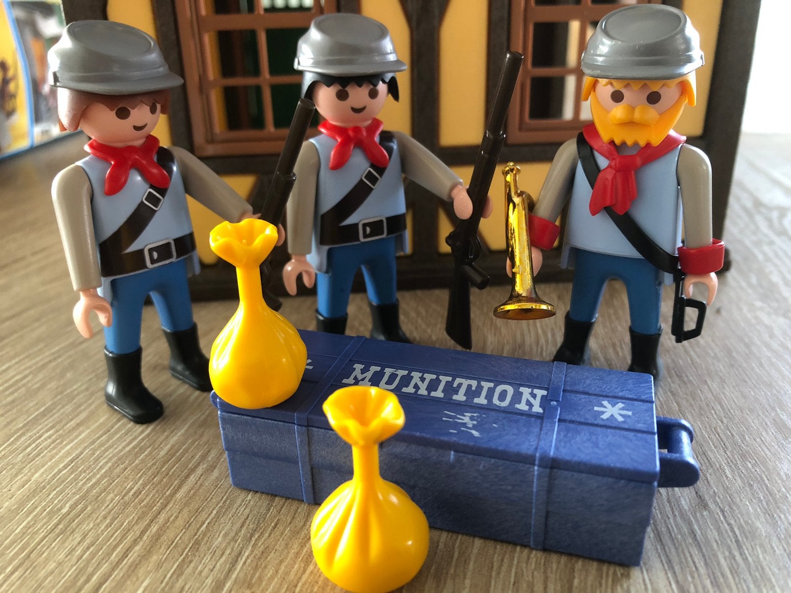 Playmobil zuiderlingen soldaten, Ophalen of Verzenden, Zo goed als nieuw