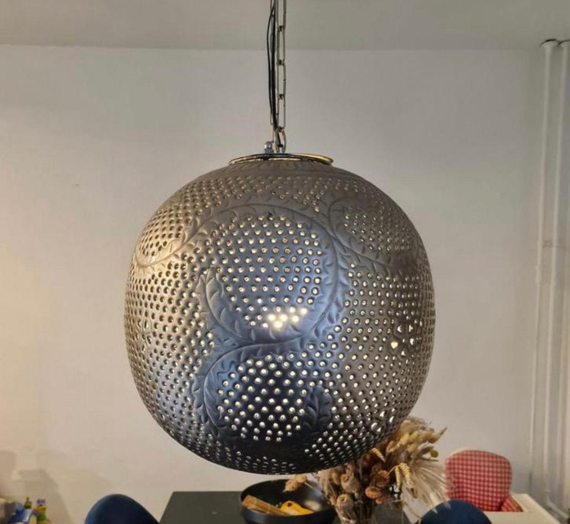 Marokkaanse oosterse hanglamp, Ophalen, Zo goed als nieuw