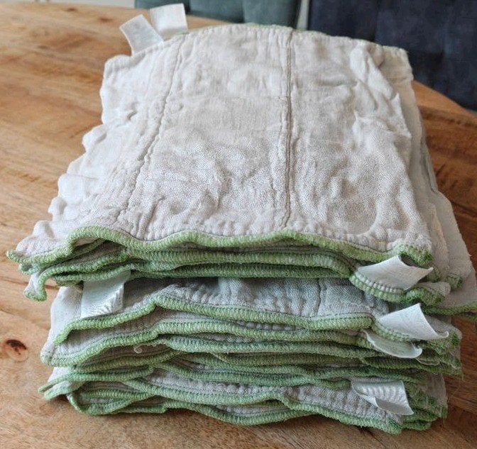 Set van 22 Blümchen prefolds, Ophalen of Verzenden, Gebruikt