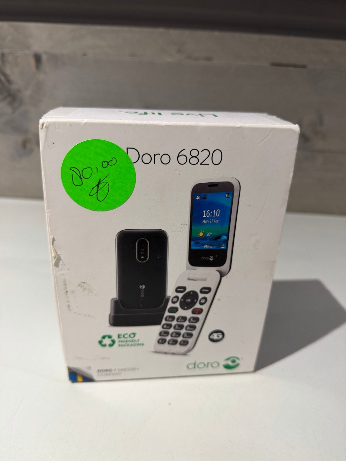 DORO 6820 - 4G Eenvoudige Klaptelefoon (Zwart-Wit), Nieuw, Ophalen of Verzenden, Nvt, Nvt