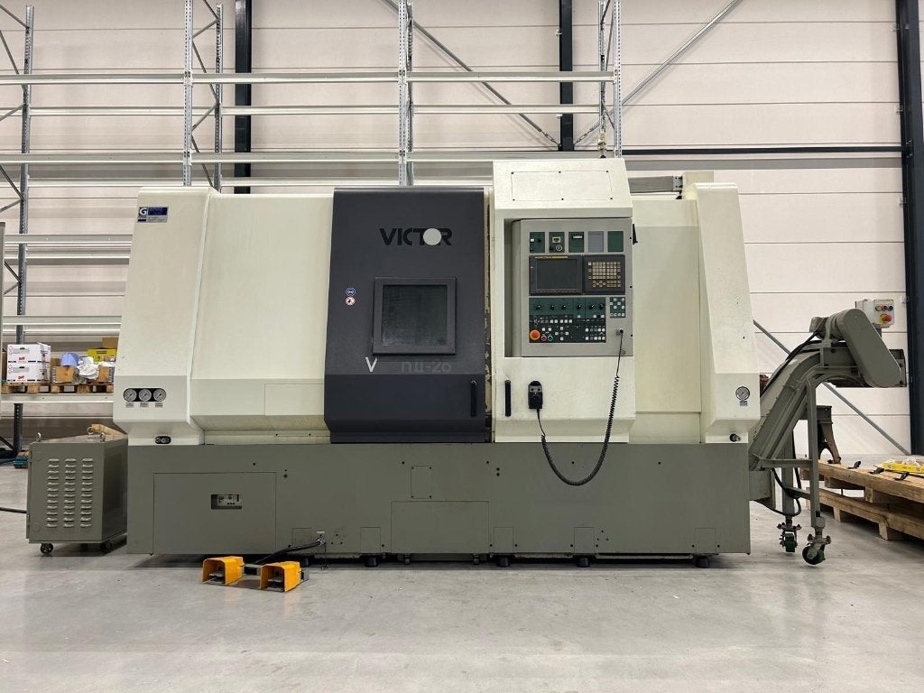 Victor Vturn II–26Y CNC-draaibank Y-as, C-as aangedr gereeds, Ophalen, Gebruikt, Metaaldraaibank, Computergestuurd (Cnc)