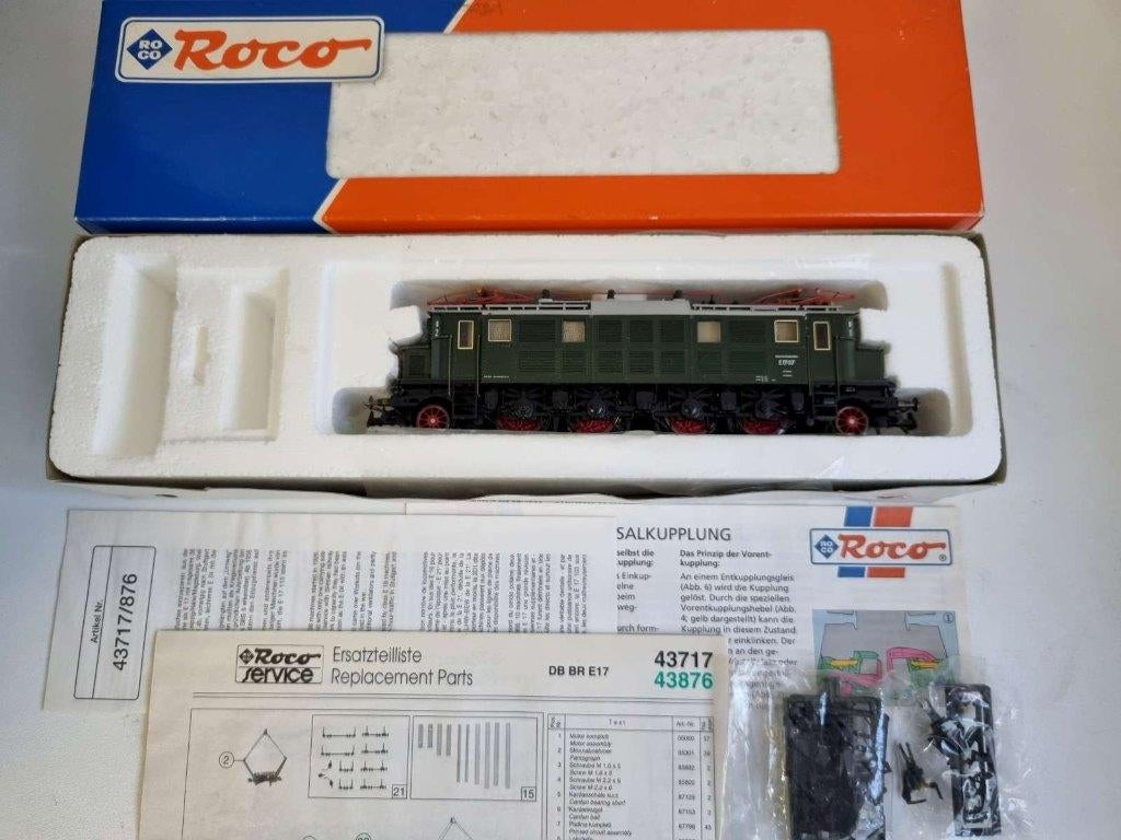 Roco 43717 - Elektrische locomotief E17 07 van de DB (DSS), Ophalen of Verzenden, Zo goed als nieuw, Roco, Gelijkstroom