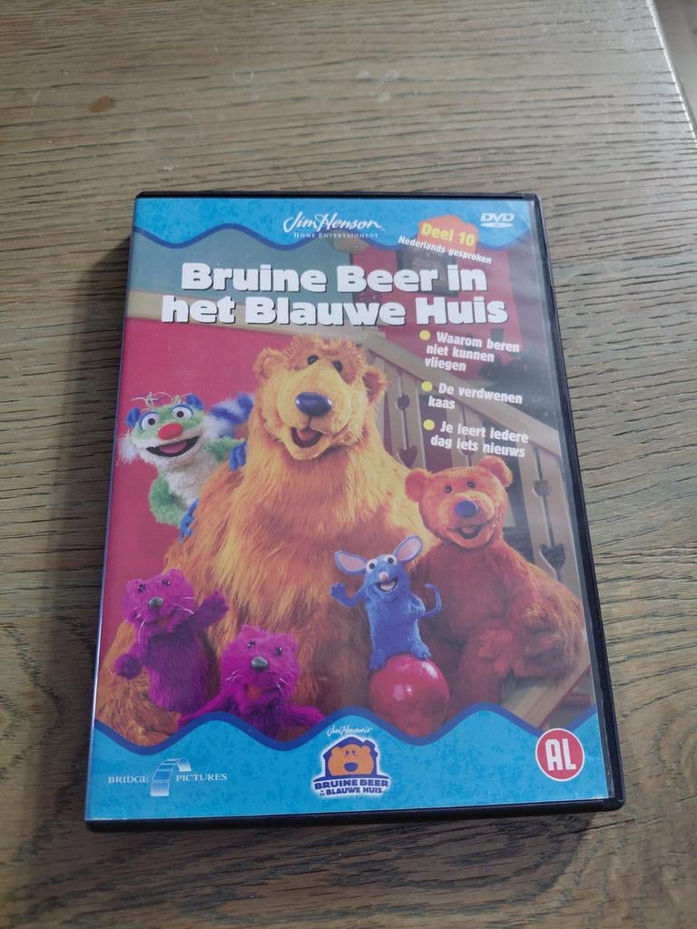 Bruine Beer in het Blauwe Huis - deel 10 dvd., Cd's en Dvd's, Dvd's | Kinderen en Jeugd, Gebruikt, Alle leeftijden, Poppen, Ophalen of Verzenden