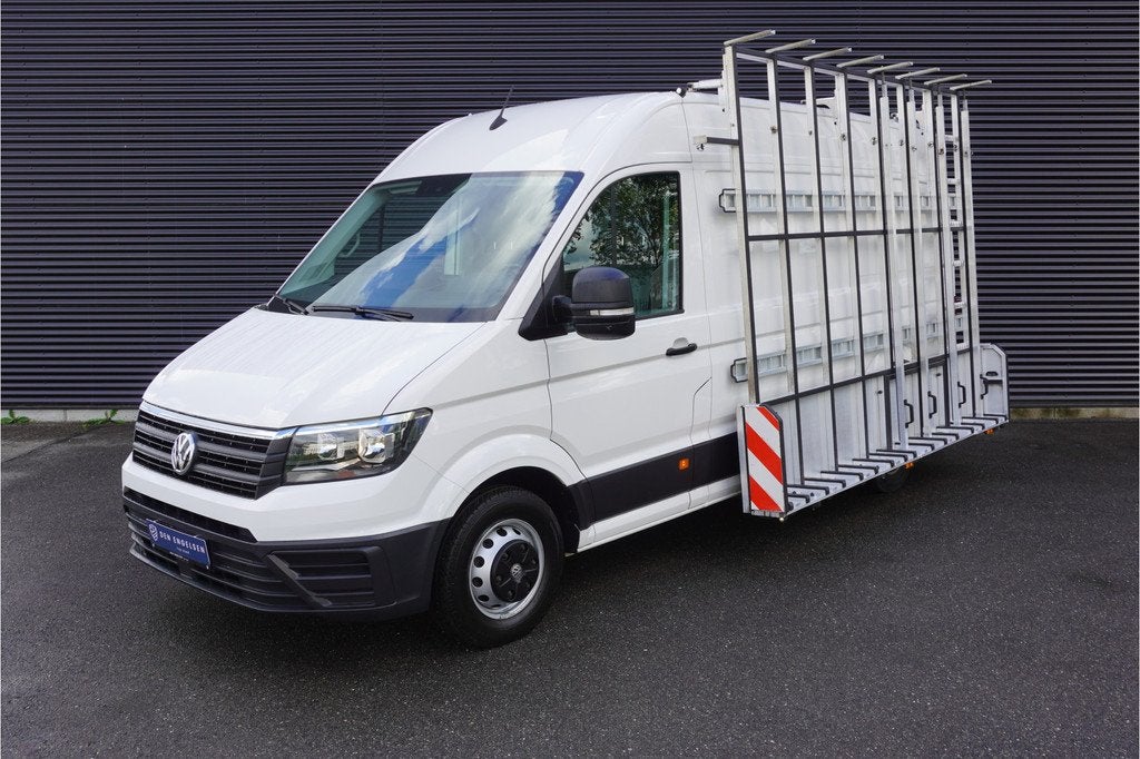 Volkswagen Crafter Dubbellucht 5000kg L3H3 L2H2 Glasresteel, Auto's, Achterwielaandrijving, Gebruikt, 4 cilinders, Volkswagen