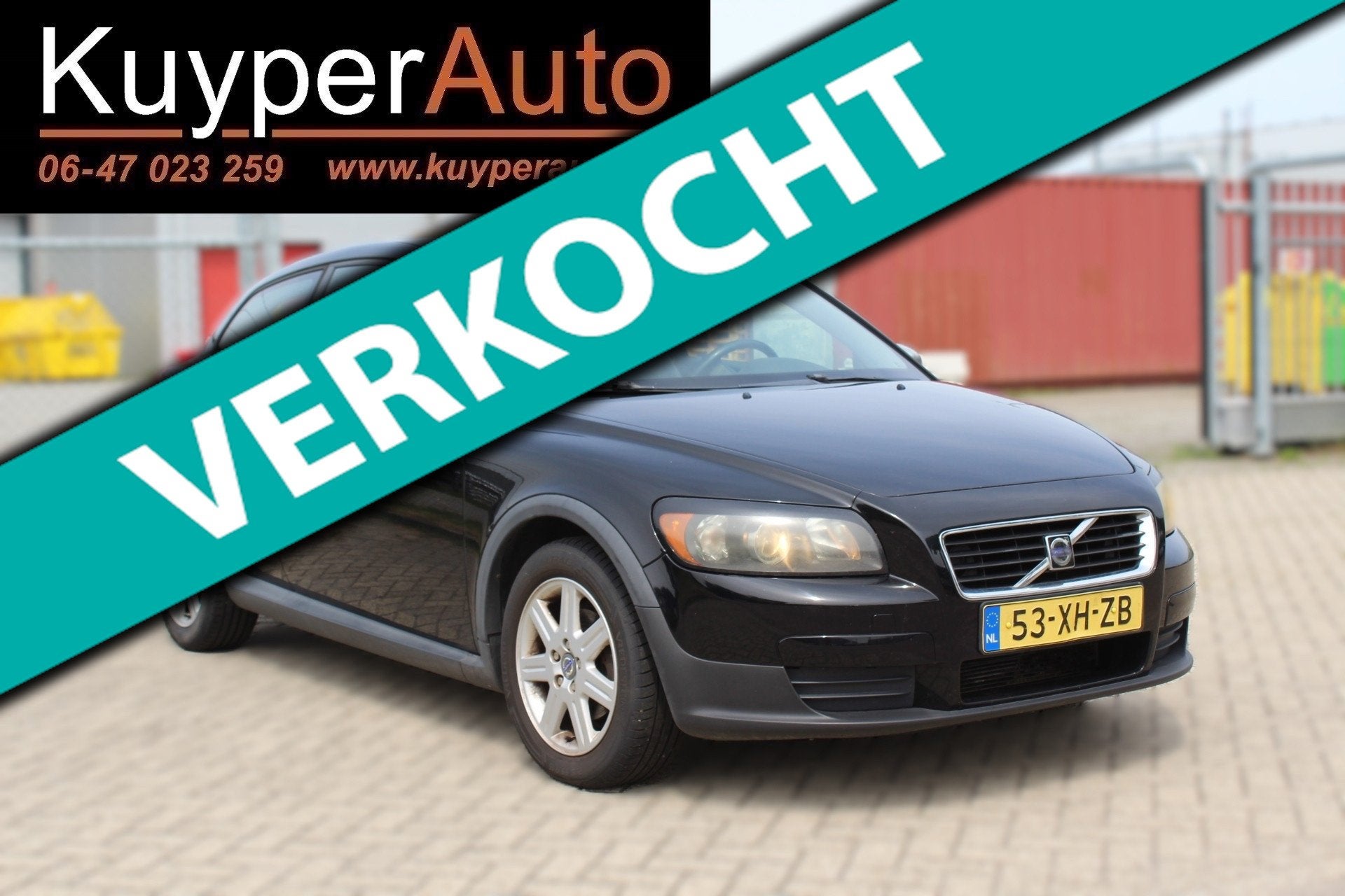 Volvo C30 1.8 leder cruise verw stoelen elektr schuifdak, Gebruikt, Zwart, Bedrijf, Euro 4