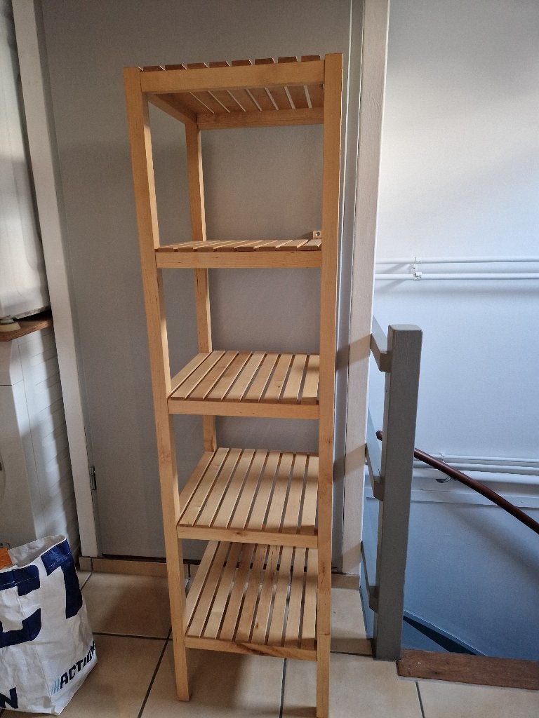 Ikea houten kastje voor bijvoorbeeld badkamer, Ophalen, Zo goed als nieuw