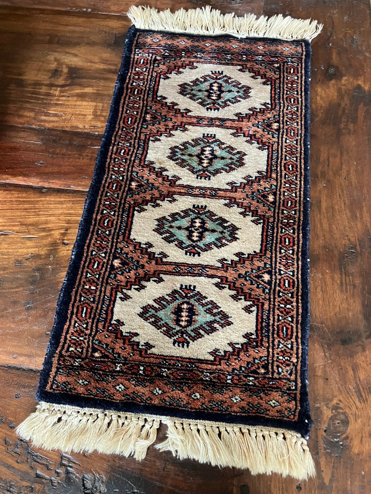 Handgeknoopt lopertje uit Pakistan 32 x 62 cm, Ophalen of Verzenden