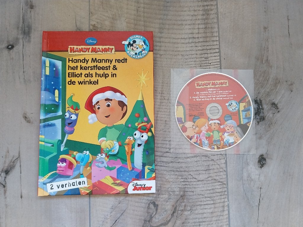 Walt Disney Boekenclub: Handy Manny (inclusief Luister-CD!), Ophalen of Verzenden, Zo goed als nieuw, Sprookjes, Disney