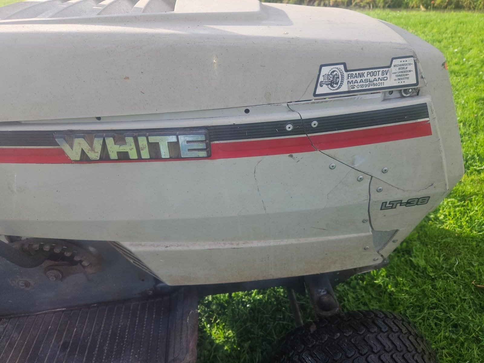 White zitmaaier zonder maaidek, Ophalen, Gebruikt, White