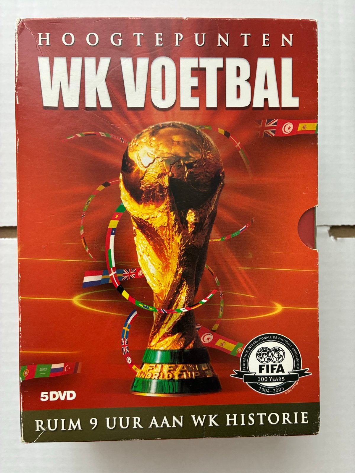 WK Voetbal Hoogtepunten & History of Football DVD Boxset, Cd's en Dvd's, Engels, Alle leeftijden, Voetbal, Engels