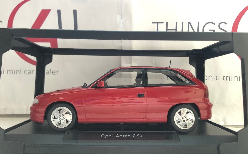 Norev 1:18 Opel Astra F GSi 1992 rood nieuw in verpakking, Ophalen of Verzenden, Nieuw, Auto, Norev