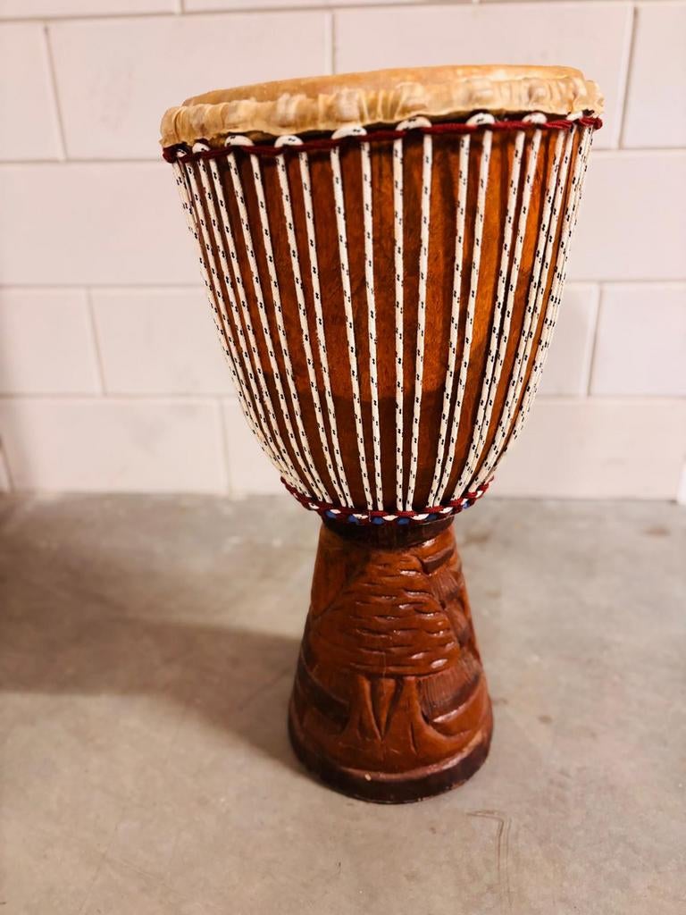 Mooie Djembe - Handgemaakt en Authentiek, Muziek en Instrumenten, Ophalen