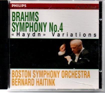 Brahms: Symfonie nr.4 & Haydn-variaties / B.Haitink, BSO, Ophalen of Verzenden, Romantiek, Zo goed als nieuw, Orkest of Ballet