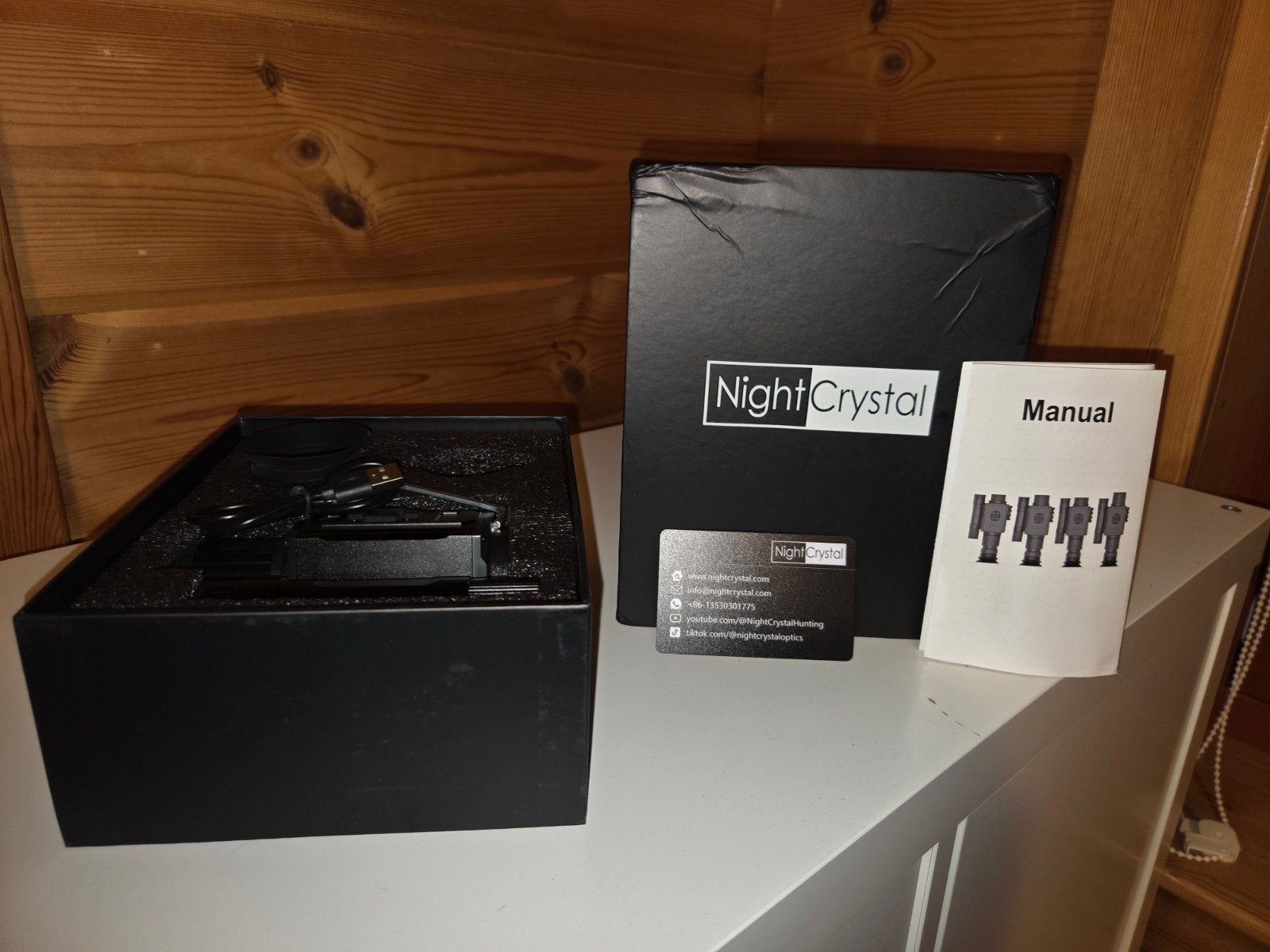 Night Crystal Nachtkijker - Zo goed als nieuw, Audio, Tv en Foto, Overige typen, Ophalen of Verzenden, Zo goed als nieuw, 8 tot 12x