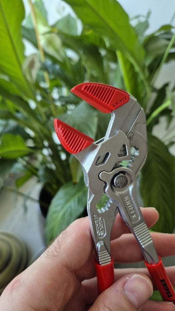 Knipex 86 03 180 Tangsleutel Verschroom incl. plastic kapjes, Verzenden, Nieuw, Tang, Knipex