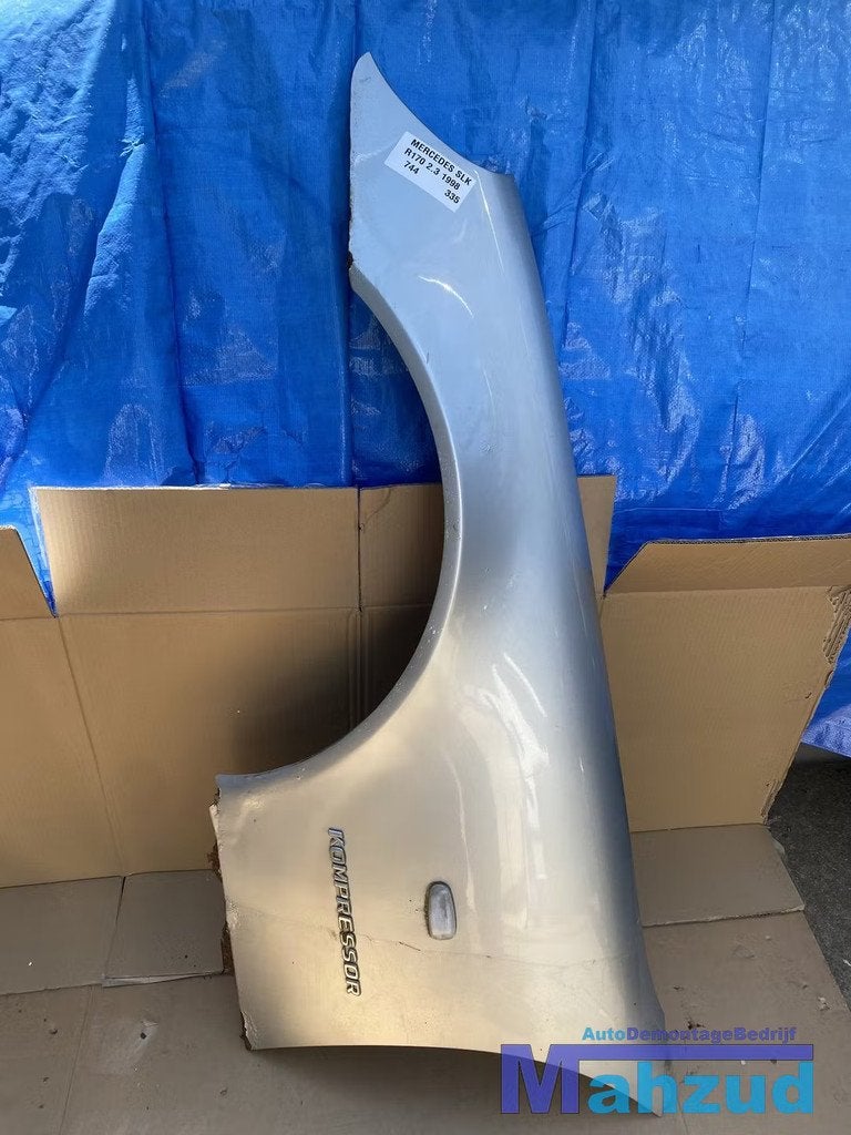 MERCEDES SLK R170 zilver 744 Links scherm voorscherm 1996-20, Auto-onderdelen, Gebruikt, Mercedes-Benz AG, Mercedes-Benz, Voor