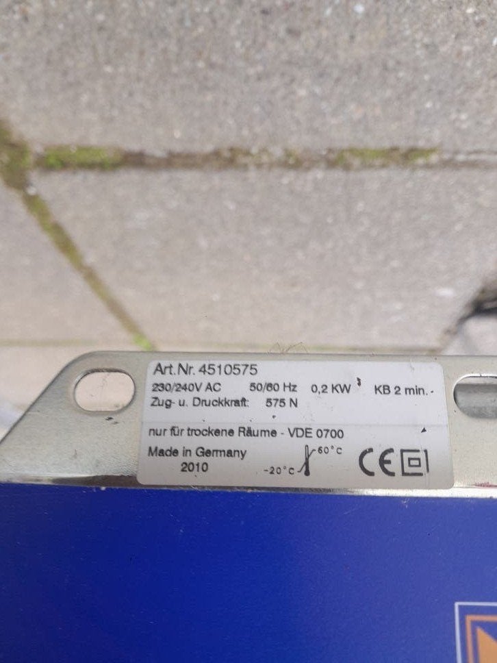 2x elektrische garagedeur opener met afstandsbediening, Ophalen of Verzenden, Zo goed als nieuw