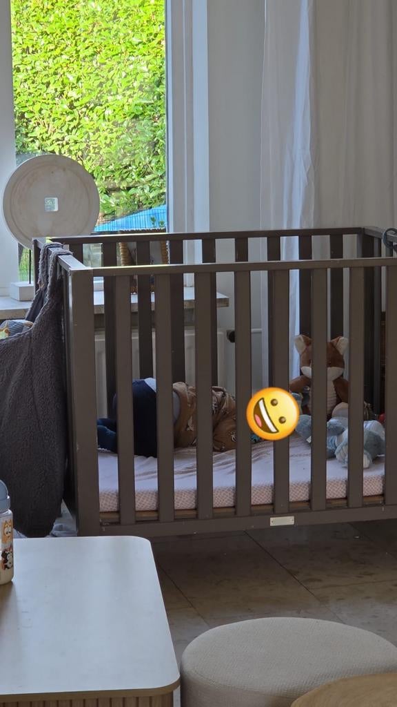 Bopita Box - Donkergrijs, Kinderen en Baby's, Boxen, Ophalen of Verzenden, Gebruikt, Vierkant