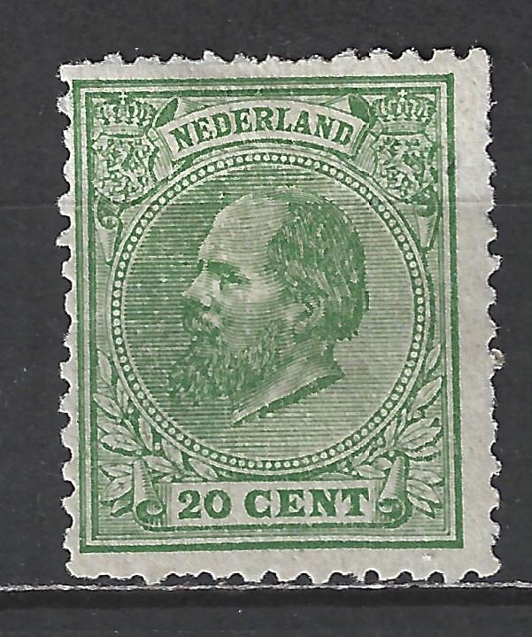 NVPH 24 K ongebruikt Willem III 1872 ; OUD NEDERLAND p/stuk, Ophalen of Verzenden, T/m 1940, Postfris