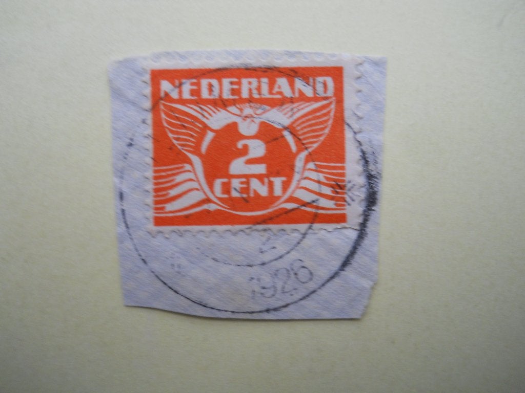 Nederland 1925 Vliegende duif Nvph.173 Rondstempel Vlijmen, Ophalen of Verzenden, T/m 1940, Gestempeld