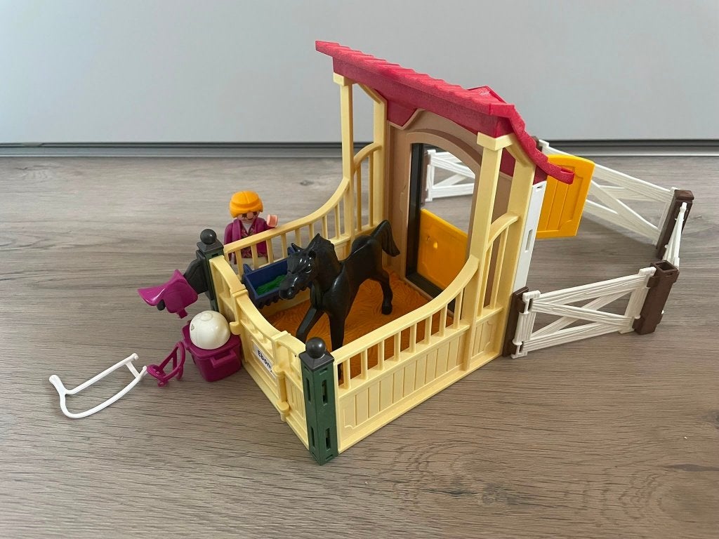 PLAYMOBIL Country Arabier met paardenbox, Ophalen, Complete set, Overige typen, Zo goed als nieuw