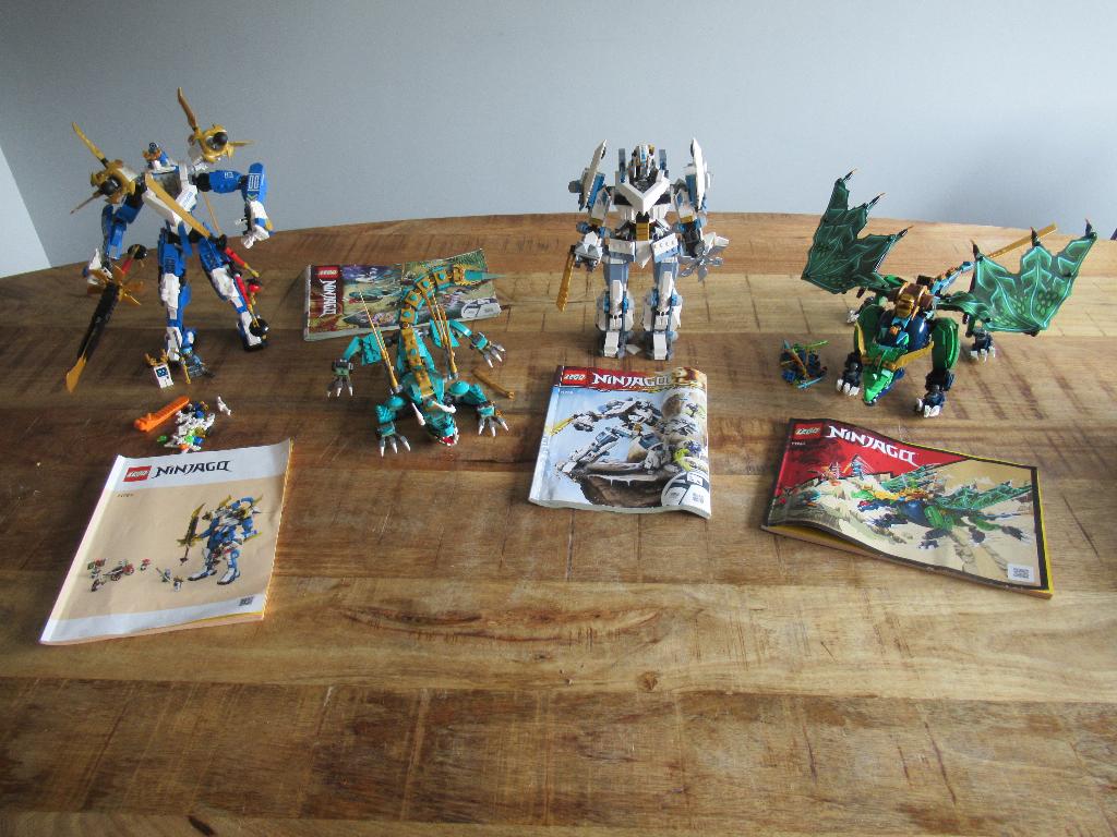 4 Mooie sets Lego Ninjago 71738 - 71746 - 71766 - 71785, Ophalen of Verzenden, Zo goed als nieuw, Lego, Ninjago