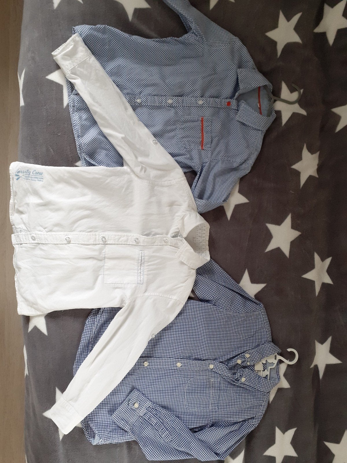 3 blousjes lange mouw maat 116, Ophalen of Verzenden, Zo goed als nieuw, Jongen, Overhemd of Blouse