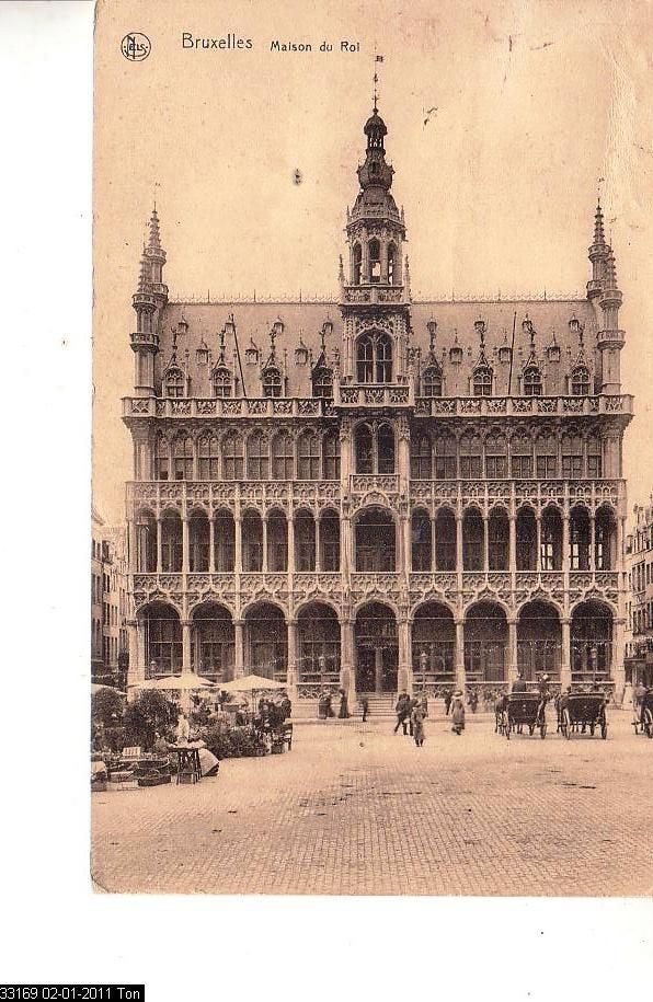 Ansichtkaart 	Brussel	Broodhuis, Verzenden, 1920 tot 1940, Gelopen, Brussel (Gewest)