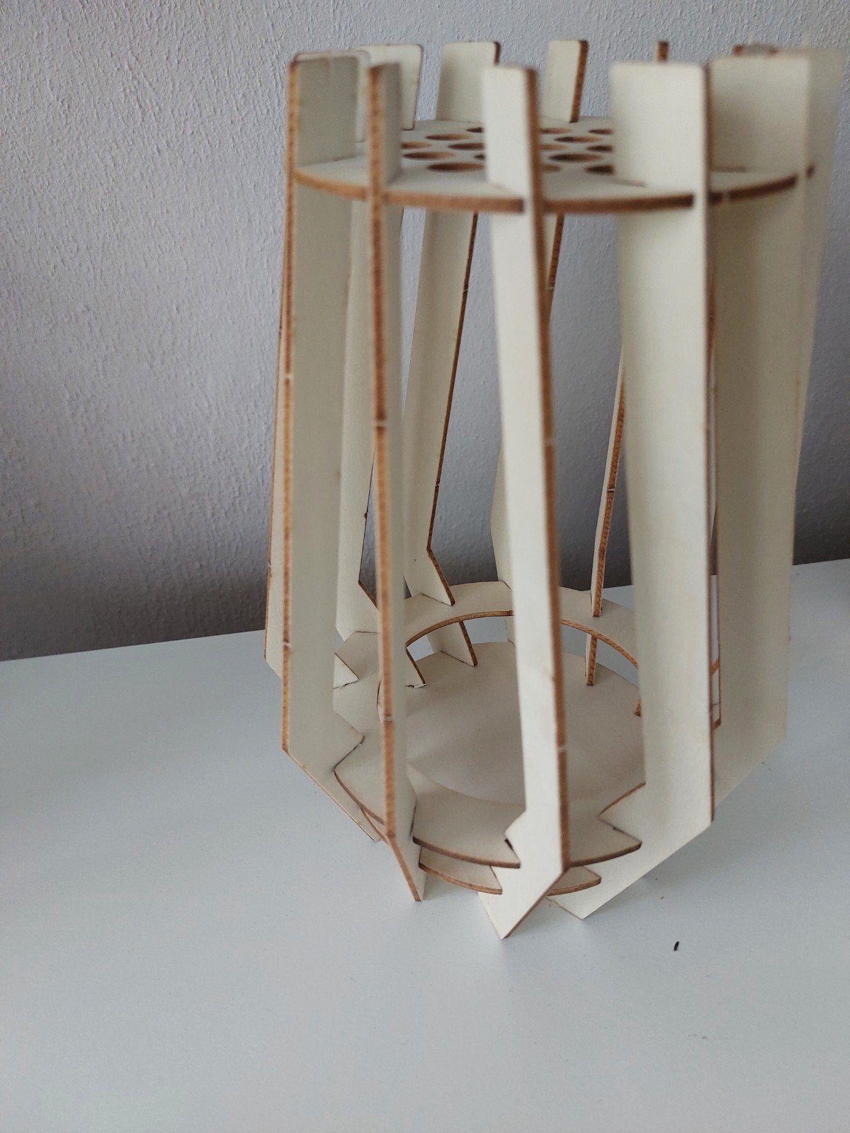2 houten vazen, Ophalen, Nieuw, Hout