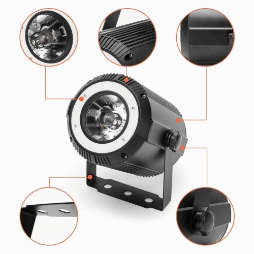 DJLicht 60W RGBW pin spot voor spiegelbollen, Geluidgestuurd, ., Nieuw, Ophalen of Verzenden
