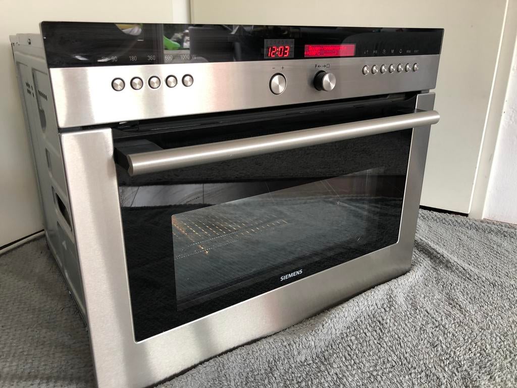 SIEMENS COMBI OVEN MAGNETRON EN GRILL, Ophalen, Zo goed als nieuw, Oven met grill, 45 tot 60 cm