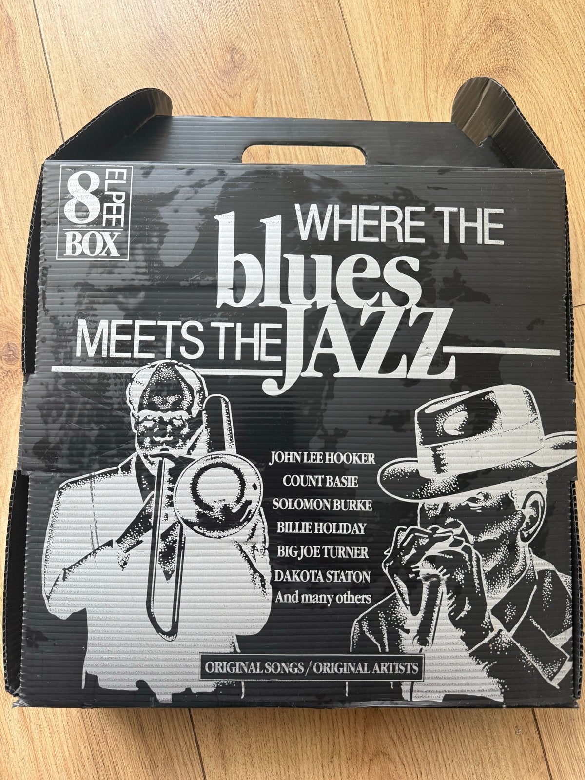 Boxset met 8 LP's: Where the Blues Meets the Jazz, Ophalen, Boxset, Zo goed als nieuw, 12 inch