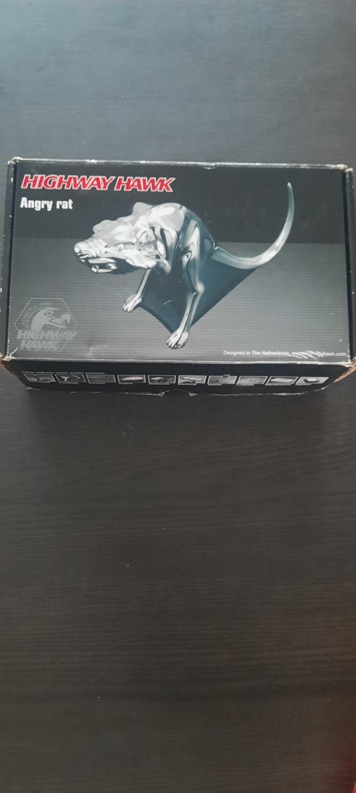Highway Hawk Angry Rat spatbordornament chroom, Motoren, Ophalen of Verzenden, Nieuw
