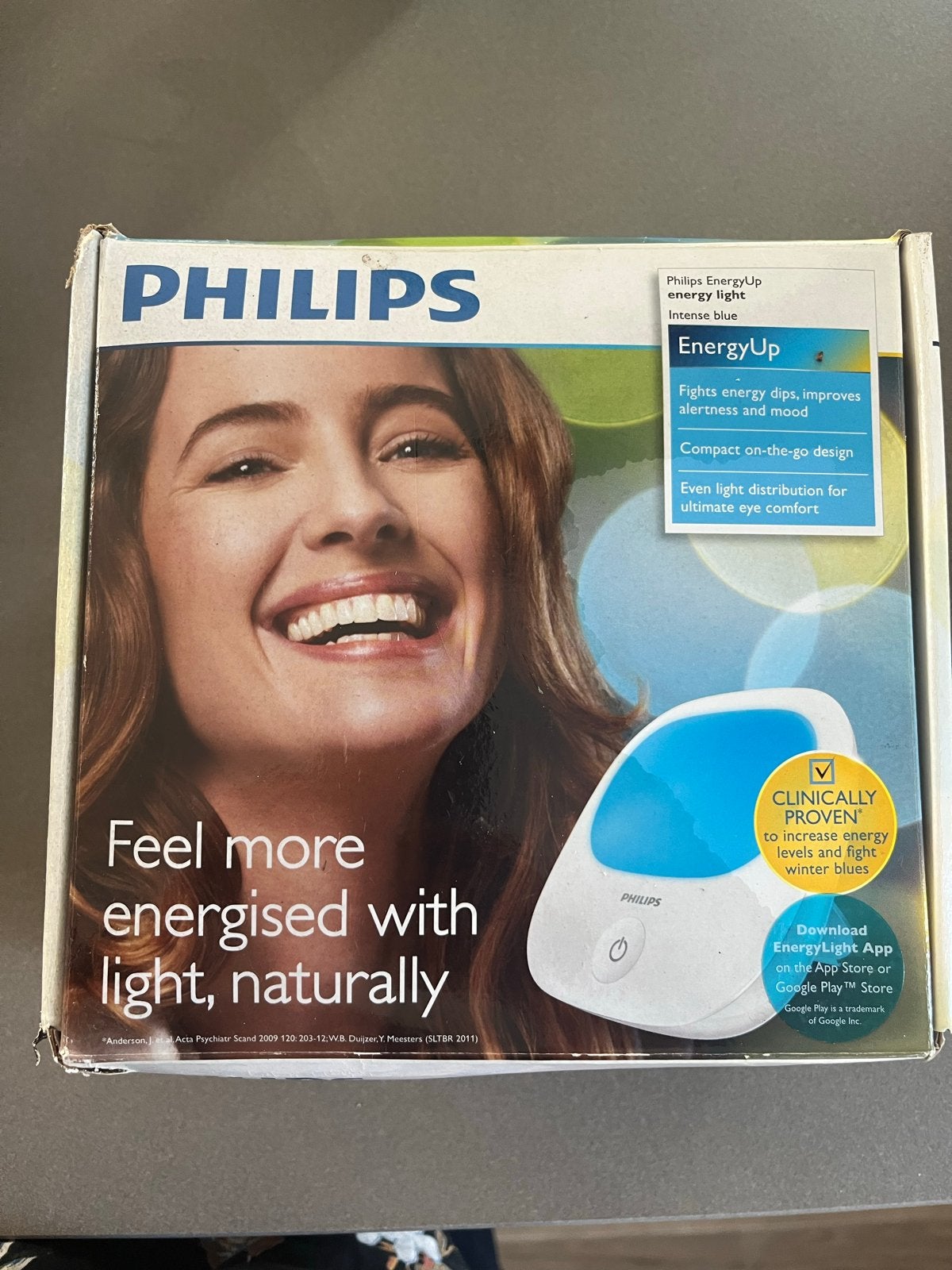 Philips EnergyUp Energielamp - Intense Blauw Licht, Ophalen of Verzenden, Zo goed als nieuw