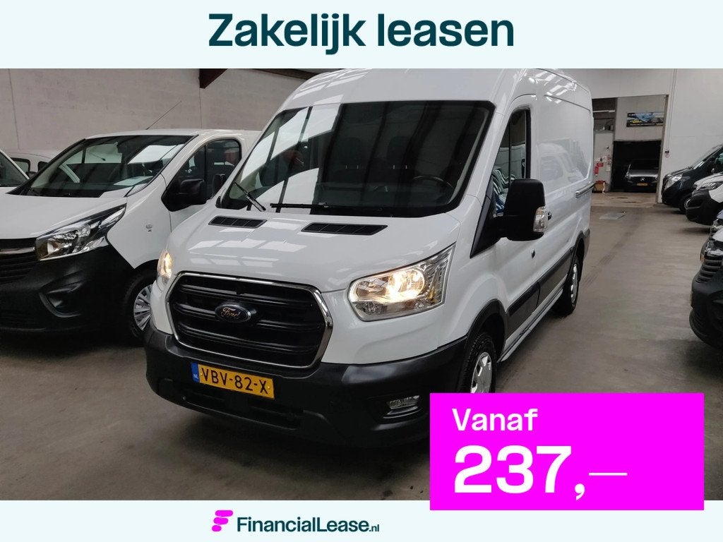 Ford Transit 310 2.0 TDCI L2H2 Trend 2x Schuifdeuren, Voorwielaandrijving, 4 cilinders, Wit, Bedrijf