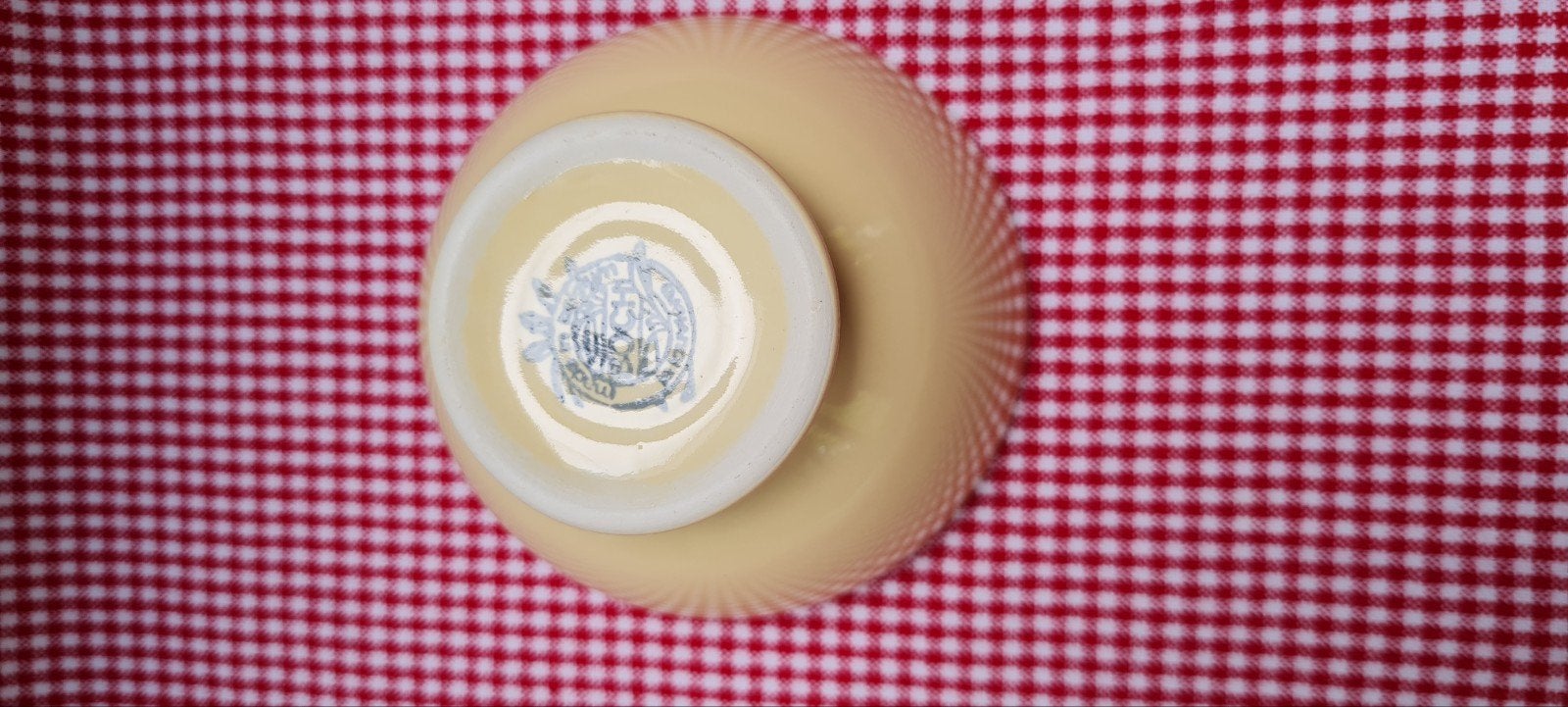 Vintage Boch schaaltje okergeel, Ophalen of Verzenden